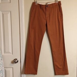 Abercrombie Kids NWT Straight Leg Chino style Preppy Rust Colored Pants